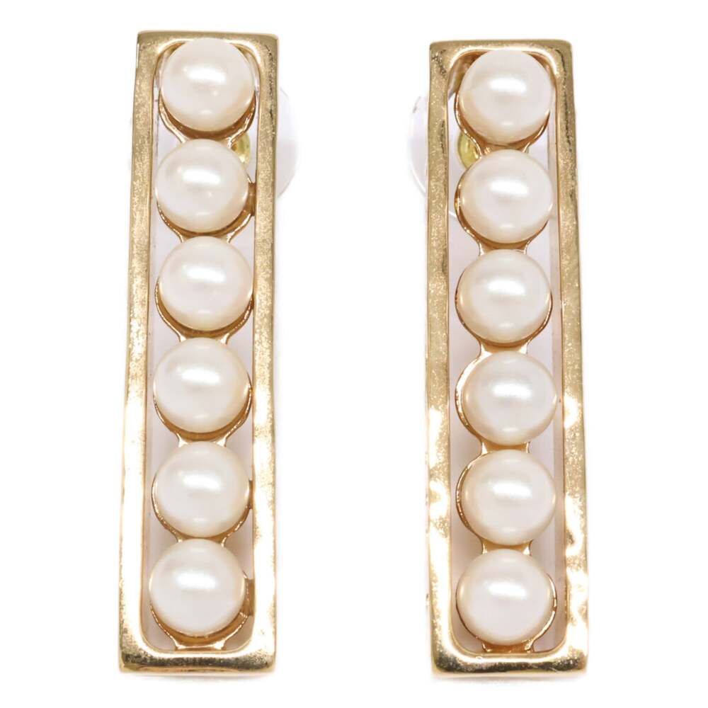 Chanel Earrings Pearl Gold-Tone Metal #319412C13B